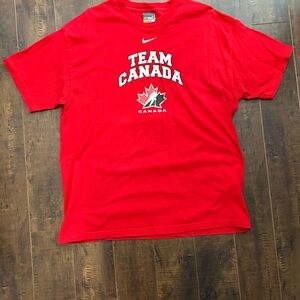 Nike Red Team Canada Short Sleeve Tee